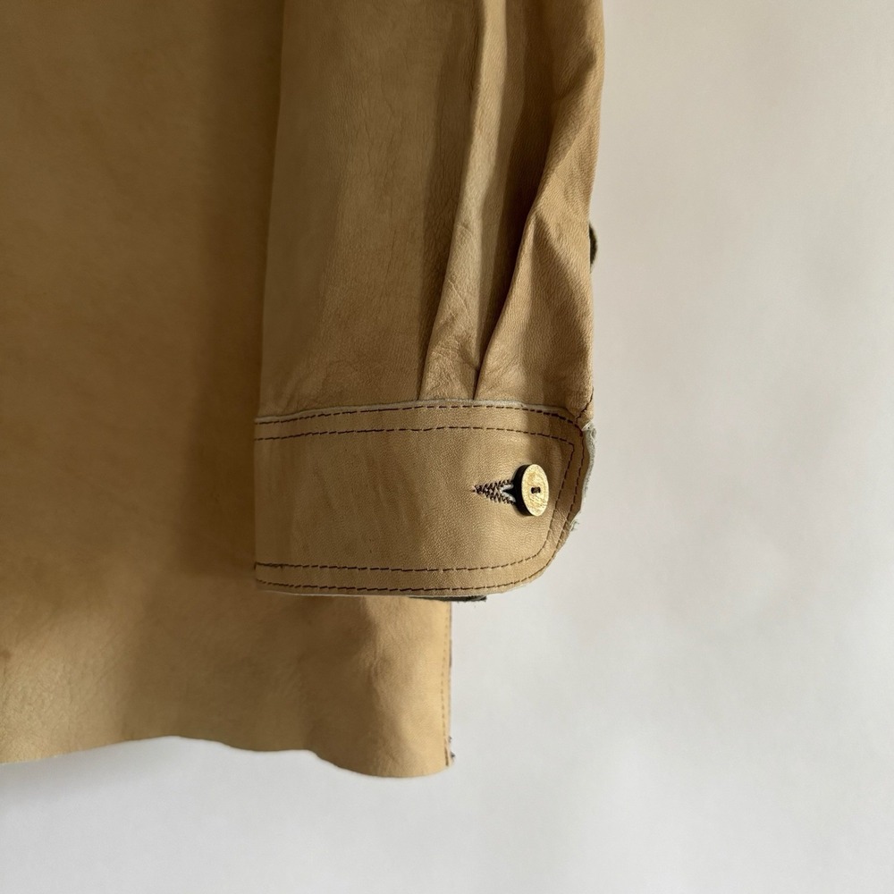 Overland Men's Genuine Suede Reversible Shacket 38 Shirt Jacket Made USA Western - Picture 6 of 14